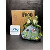 Image 1 : Solar LED Frog Welcome Statue for Yard and Garden Decor - New
