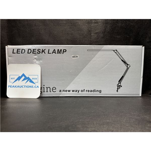 LED Desk Lamp for Home and Office with Adjustable Arm and Light - New