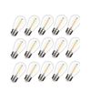 Image 1 : 15 Pack of PC-S14 E26 Base LED Filament Bulbs - New