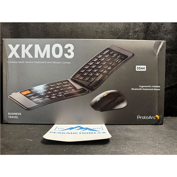XKM03 Foldable Multi Device  Keyboard and Mouse Combo - New