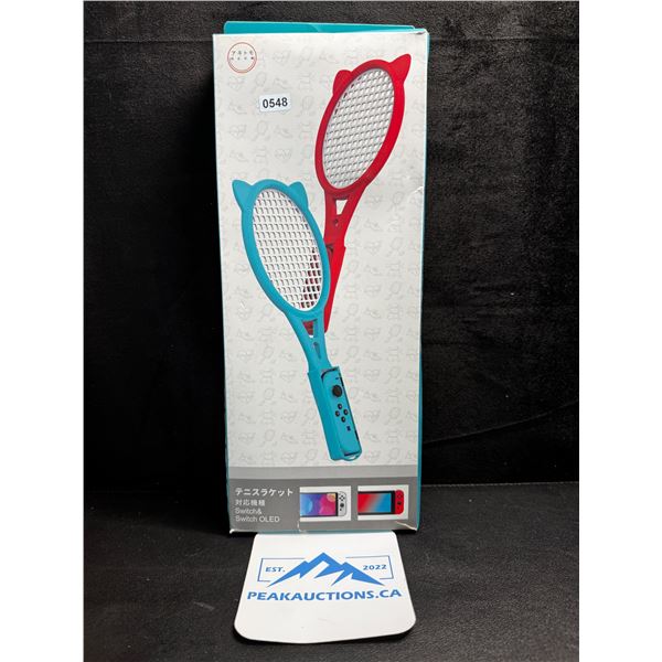 Nintendo Switch Rackets - Blue and Green Colours - New