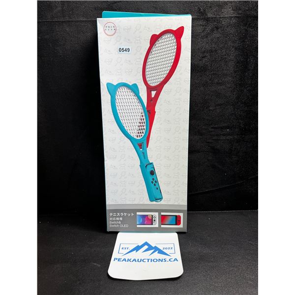 Nintendo Switch Rackets - Blue and Green Colours - New