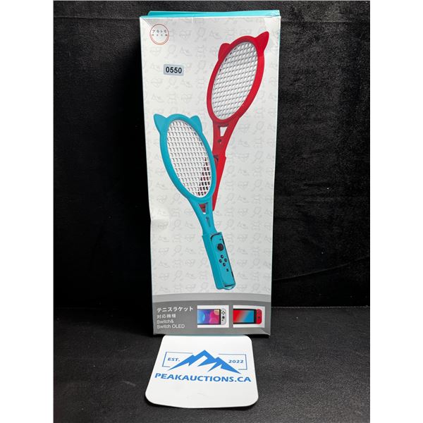 Nintendo Switch Rackets - Blue and Green Colours - New
