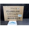 Image 2 : 3-Pack of Flameless Aesthetic LED Candles - New