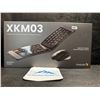Image 1 : XKM03 Foldable Multi Device Keyboard and Mouse Combo - New