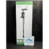 Image 1 : Adjustable Height Walking Cane with Support Grip - New