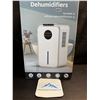 Image 1 : Large Household Dehumidifier (85oz Capacity) w/ LCD Display & 7-Colored Night Light - Brand New!