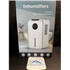 Image 1 : Large Household Dehumidifier (85oz Capacity) w/ LCD Display & 7-Colored Night Light - Brand New!