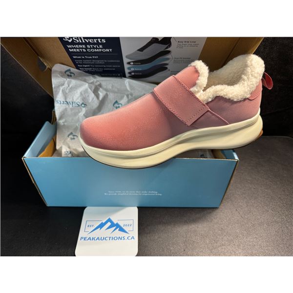 Silverts Adaptive Women’s Wide Comfort Shoes with Sherpa Lining Size 10.5 - New