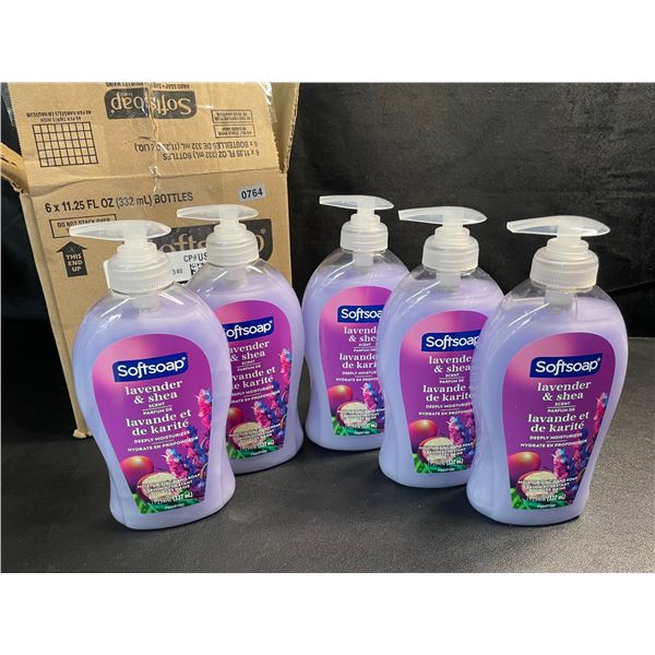 2 Bottles of SoftSoap Lavender & Shea Scent Moisturizing Hand Soap - 332ml - New