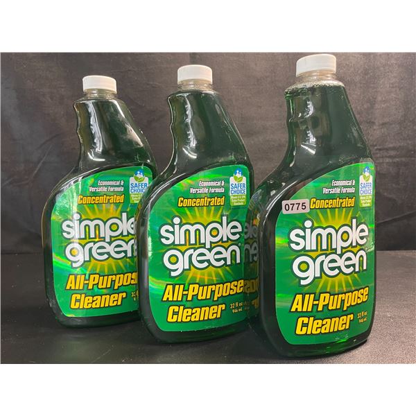 3 Simple Green All-Purpose Cleaners (Original) - 946ml - New