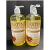 Image 1 : 2 Satin Smooth Satin Release Wax Residue Remover Oil - 473ml Each - New