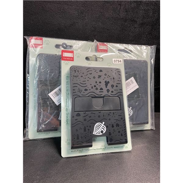 3 Playstands for Nintendo Switch Lite - Animal Crossing Design - New