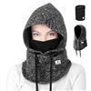 Image 1 : 4 Caloics Balaclava Winter Sporty Neck Warmers/Hoods - Grey - Brand New