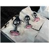 Image 4 : 2 Sets of Stainless Steel Butt Plugs/Sex Toys - 3PCS/Sizes Per Pack; Pink Rhinestone Design - New
