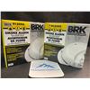 Image 1 : 2 BRK 9120BA Hardwired Smoke Alarms with Battery Backup - Brand New!