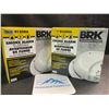 Image 1 : 2 BRK 9120BA Hardwired Smoke Alarms with Battery Backup - Brand New!
