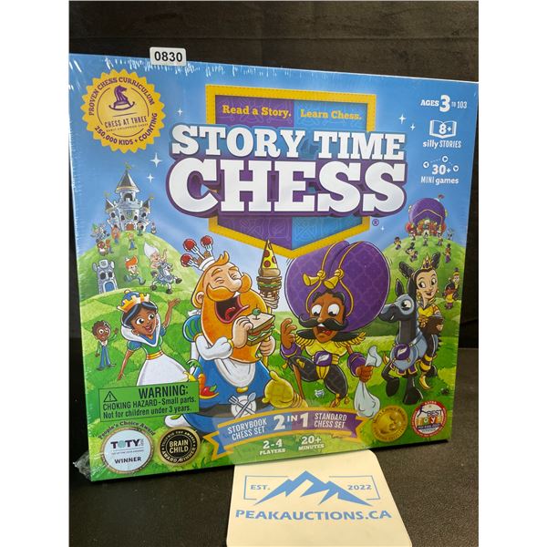 1 Story Time Chess: The Game - 2021 Toy of The Year Award Winner! - Beginner Chess Set for Kids; New