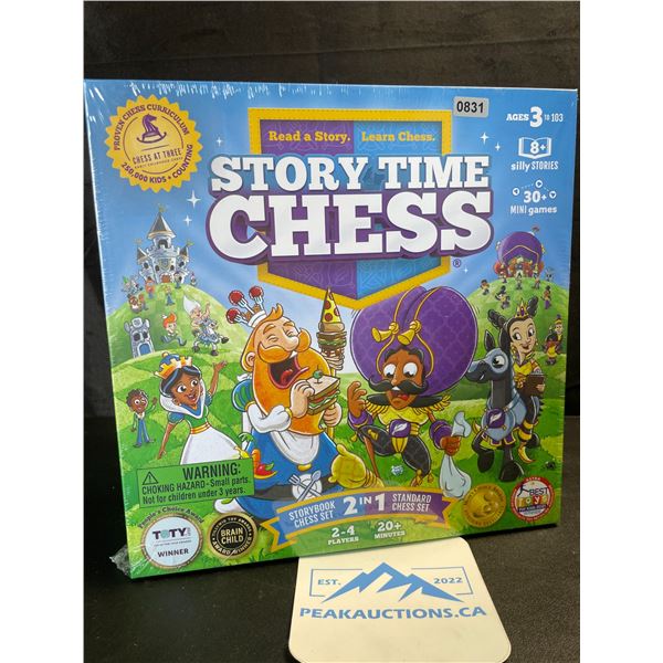 1 Story Time Chess: The Game - 2021 Toy of The Year Award Winner! - Beginner Chess Set for Kids; New