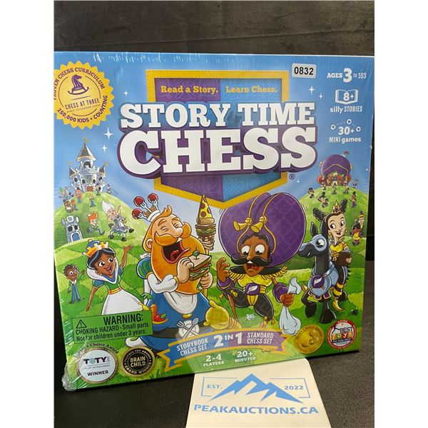 1 Story Time Chess: The Game - 2021 Toy of The Year Award Winner! - Beginner Chess Set for Kids; New