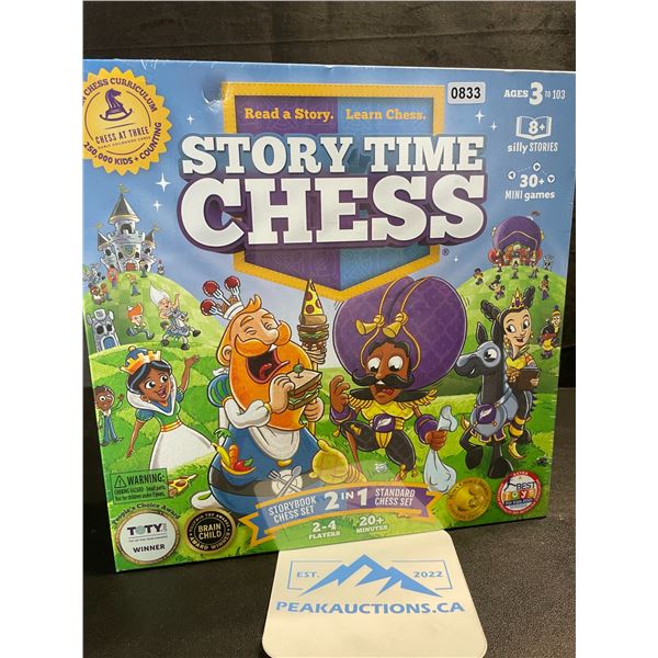 1 Story Time Chess: The Game - 2021 Toy of The Year Award Winner! - Beginner Chess Set for Kids; New