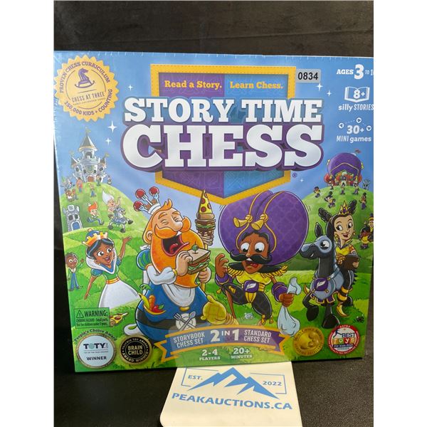 1 Story Time Chess: The Game - 2021 Toy of The Year Award Winner! - Beginner Chess Set for Kids; New