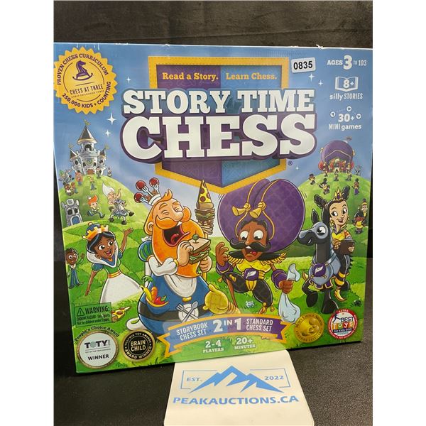 1 Story Time Chess: The Game - 2021 Toy of The Year Award Winner! - Beginner Chess Set for Kids; New