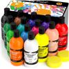 Image 1 : NicPro 14 Colour Large Washable Paints - 500ml Each - New (Damaged Box)