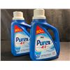 Image 1 : 2 Jugs of Purex Cold Water Liquid Laundry Detergent - 2.03L (50 Loads) Each - New