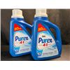 Image 1 : 2 Jugs of Purex Cold Water Liquid Laundry Detergent - 2.03L (50 Loads) Each - New