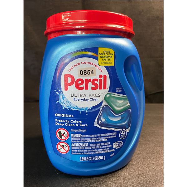 1 Tub of Persil Original Ultra Pacs Everyday Clean Laundry Detergent Pods;1.89lb/42 Ultra Pacs - New