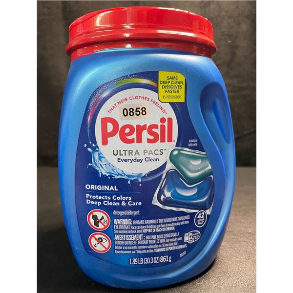 1 Tub of Persil Original Ultra Pacs Everyday Clean Laundry Detergent Pods;1.89lb/42 Ultra Pacs - New