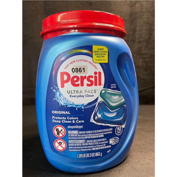 1 Tub of Persil Original Ultra Pacs Everyday Clean Laundry Detergent Pods;1.89lb/42 Ultra Pacs - New