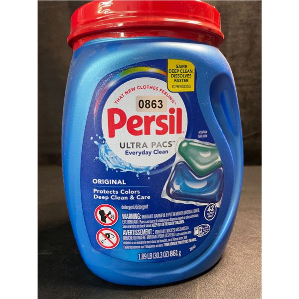 1 Tub of Persil Original Ultra Pacs Everyday Clean Laundry Detergent Pods;1.89lb/42 Ultra Pacs - New