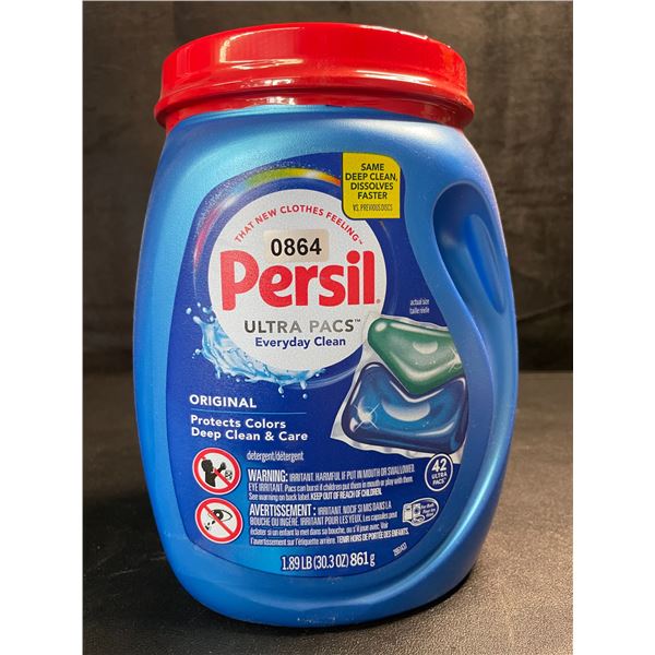 1 Tub of Persil Original Ultra Pacs Everyday Clean Laundry Detergent Pods;1.89lb/42 Ultra Pacs - New