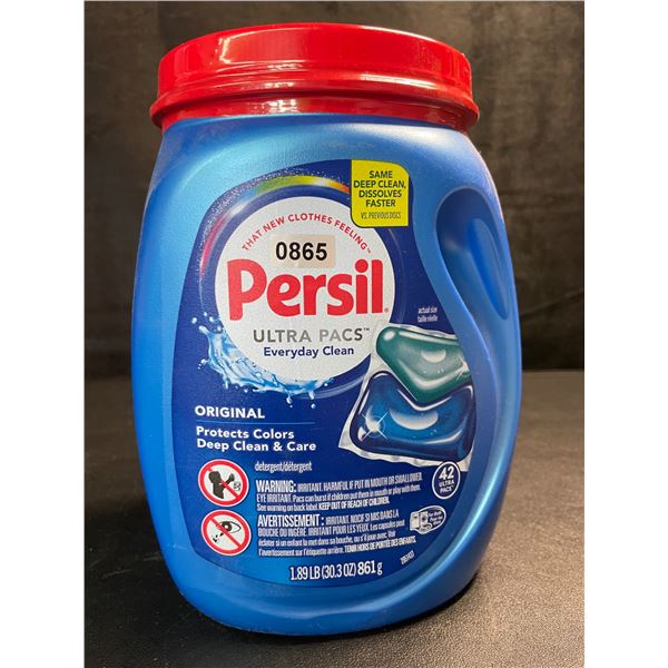 1 Tub of Persil Original Ultra Pacs Everyday Clean Laundry Detergent Pods;1.89lb/42 Ultra Pacs - New