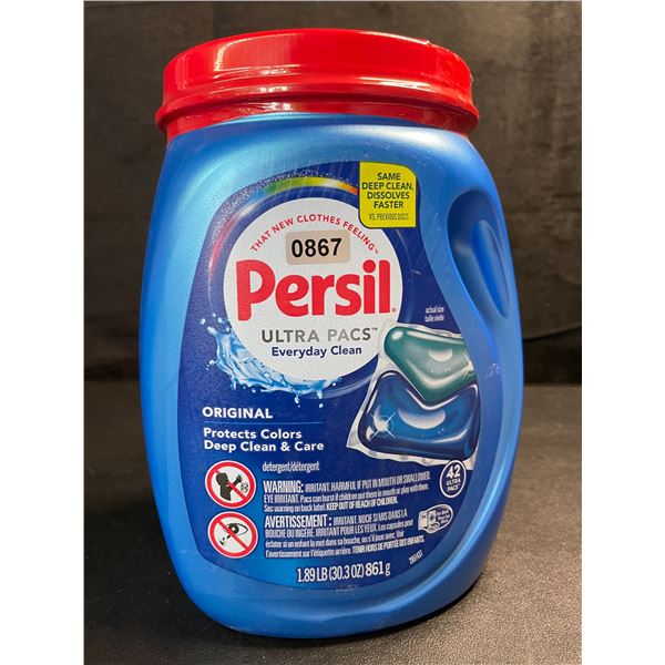 1 Tub of Persil Original Ultra Pacs Everyday Clean Laundry Detergent Pods;1.89lb/42 Ultra Pacs - New