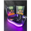 Image 2 : 2 Masbrill LED Light-Up Dog Collars/Safety Collars - Size Small - Purple - Brand New