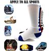 Image 3 : 5-Pack of Cushioned Athletic Sport Compression Crew Socks - Size M (Women: 8-12,Men: 6-10) - New