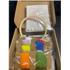 Image 3 : 1 DIY Embroidery Punch Needle Coaster Crafting Set - New