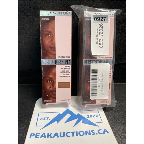 2 Maybelline New York Instant Age Rewind 4-in-1 Whipped Matte Makeup (D4 Med/Deep) - 30ml - New