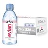 Image 1 : 1 Case of Evian Natural Spring Water - 4x 6-Packs - 24 Bottles (330ml Each) - New Sealed