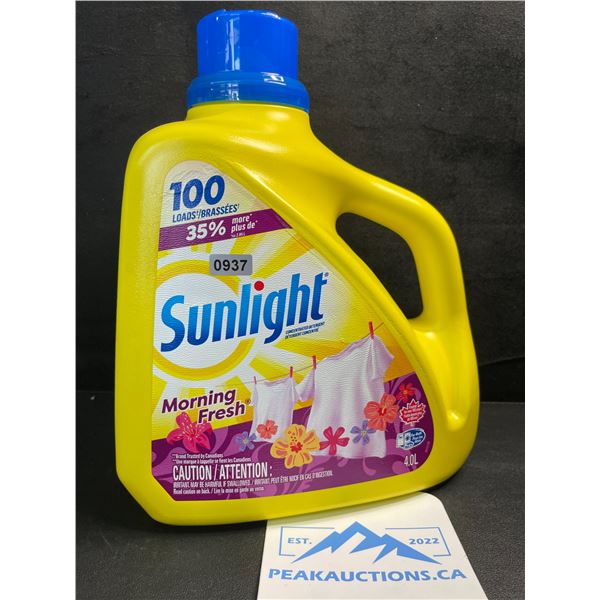 1 Large Jug of Sunlight Morning Fresh Liquid Laundry Detergent - 4.0L - Brand New!