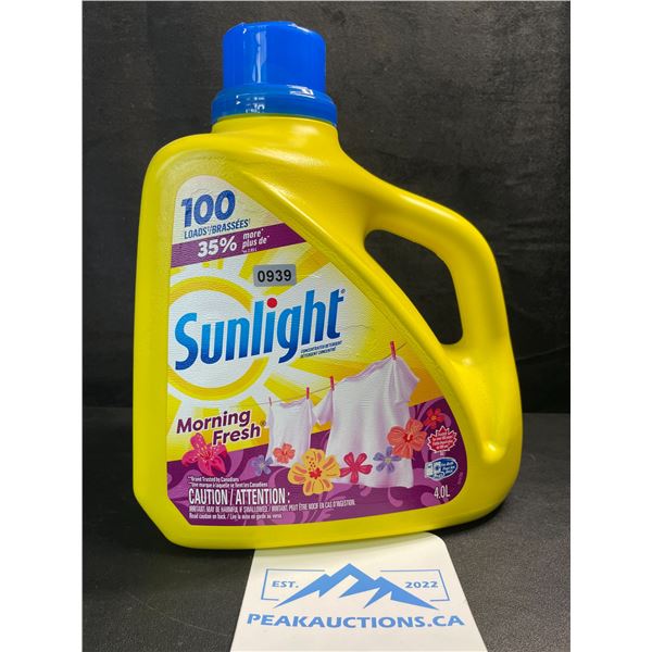 1 Large Jug of Sunlight Morning Fresh Liquid Laundry Detergent - 4.0L - Brand New!