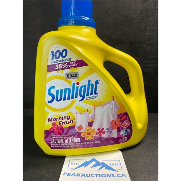 1 Large Jug of Sunlight Morning Fresh Liquid Laundry Detergent - 4.0L - Brand New!