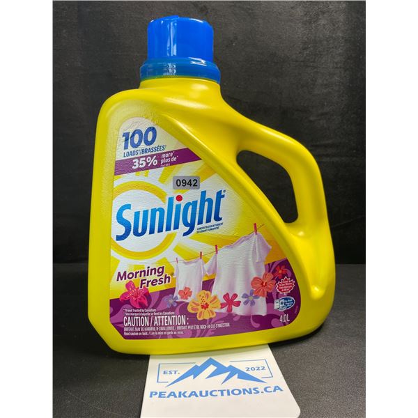 1 Large Jug of Sunlight Morning Fresh Liquid Laundry Detergent - 4.0L - Brand New!