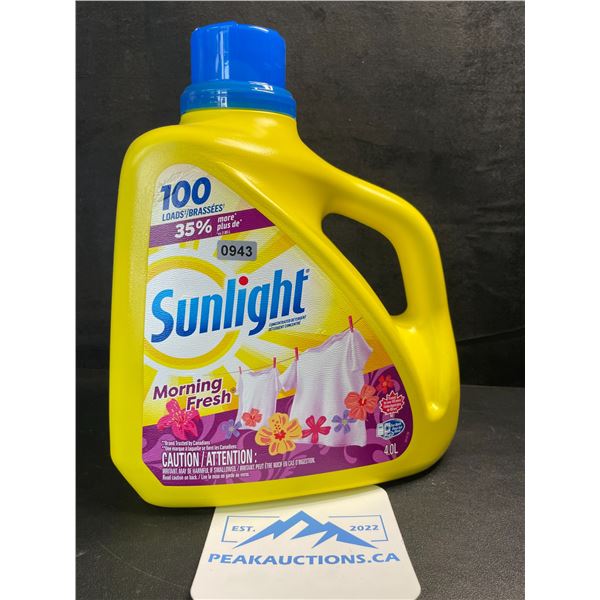 1 Large Jug of Sunlight Morning Fresh Liquid Laundry Detergent - 4.0L - Brand New!