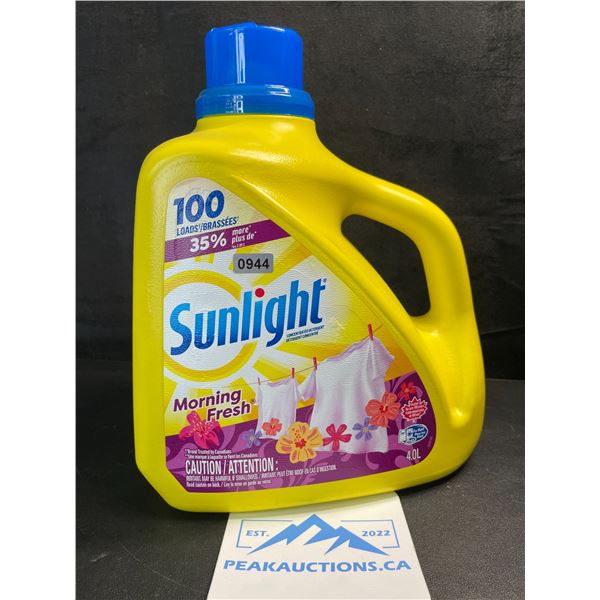 1 Large Jug of Sunlight Morning Fresh Liquid Laundry Detergent - 4.0L - Brand New!