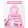 Image 6 : 1 Head Safety Baby Anti-Falling Head Pillow for Infants - Pink Bunny - New