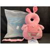 Image 2 : 1 Head Safety Baby Anti-Falling Head Pillow for Infants - Pink Bunny - New